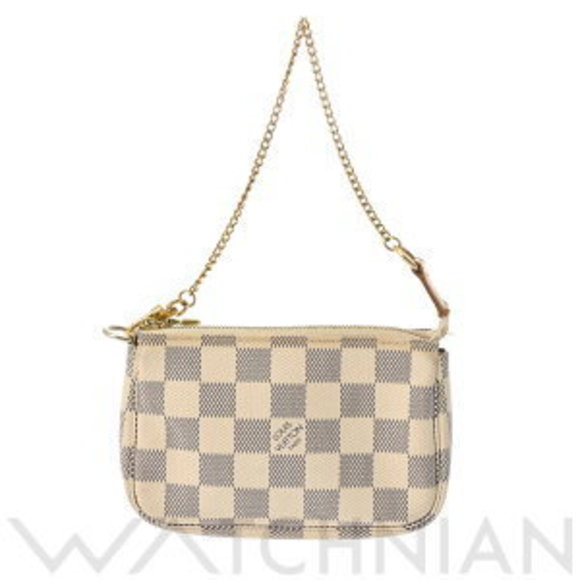 Louis Vuitton Accessory White White Azur Pouch Pochette Accessoires - Picture 1 of 9